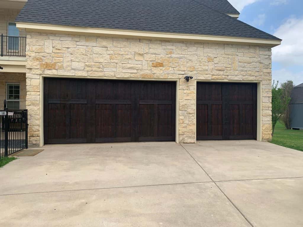 custom wood garage doors