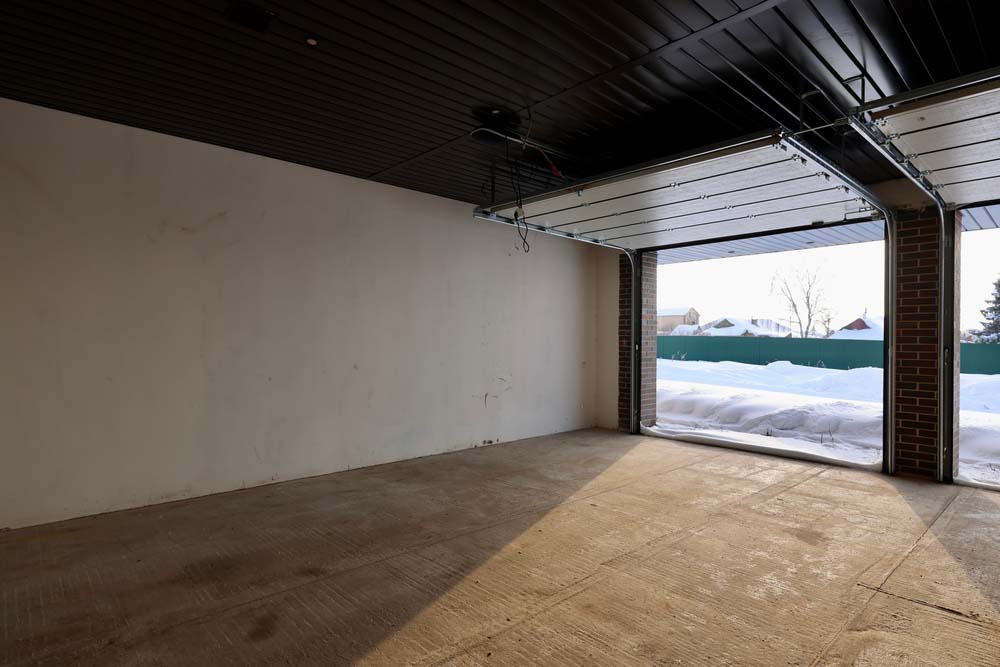 Open garage door